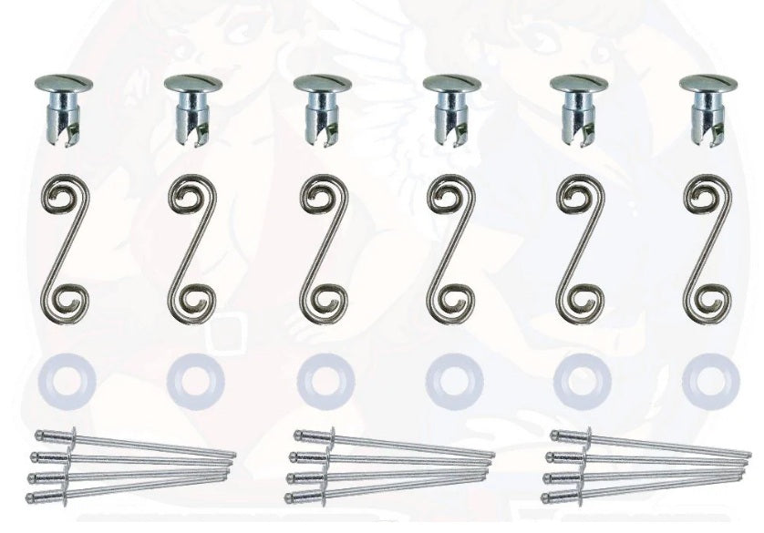 KURVEYGIRL 6pcs DZUS-Pro Kit