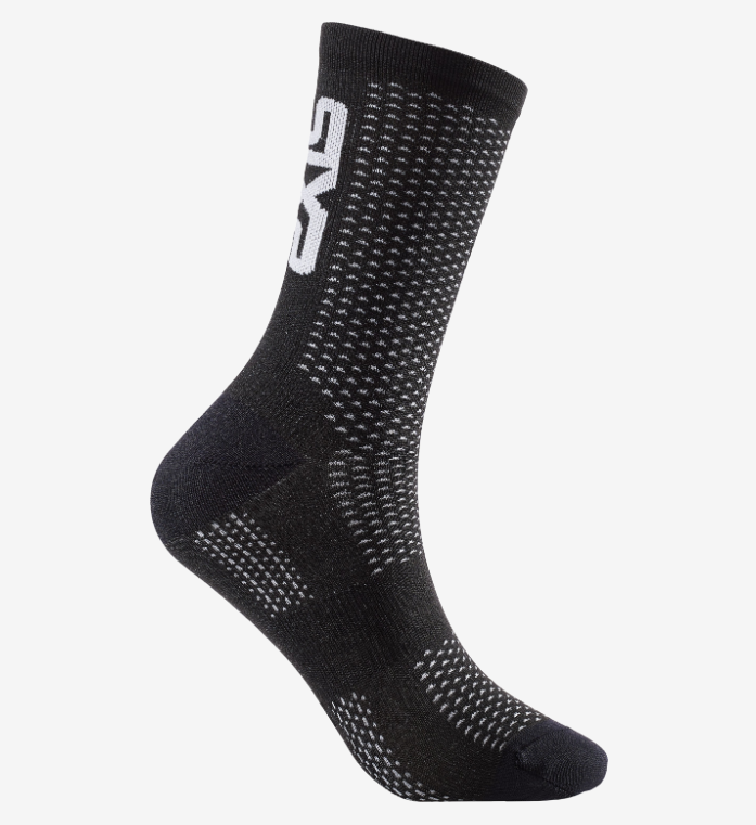 SIXS SHORT SOCKS - BLACK CARBON/ BLACK