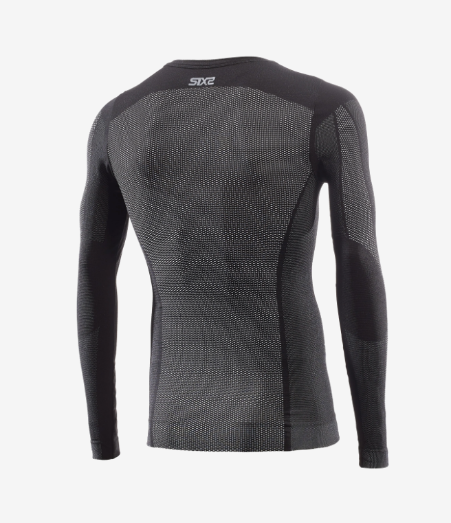SIXS LONG SLEEVE ROUND NECK 4 SEASON - BLACK CARBON