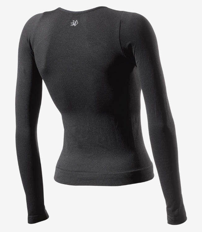 SIXS WOMENS LONG SLEEVE ROUND NECK 4 SEASON - BLACK
