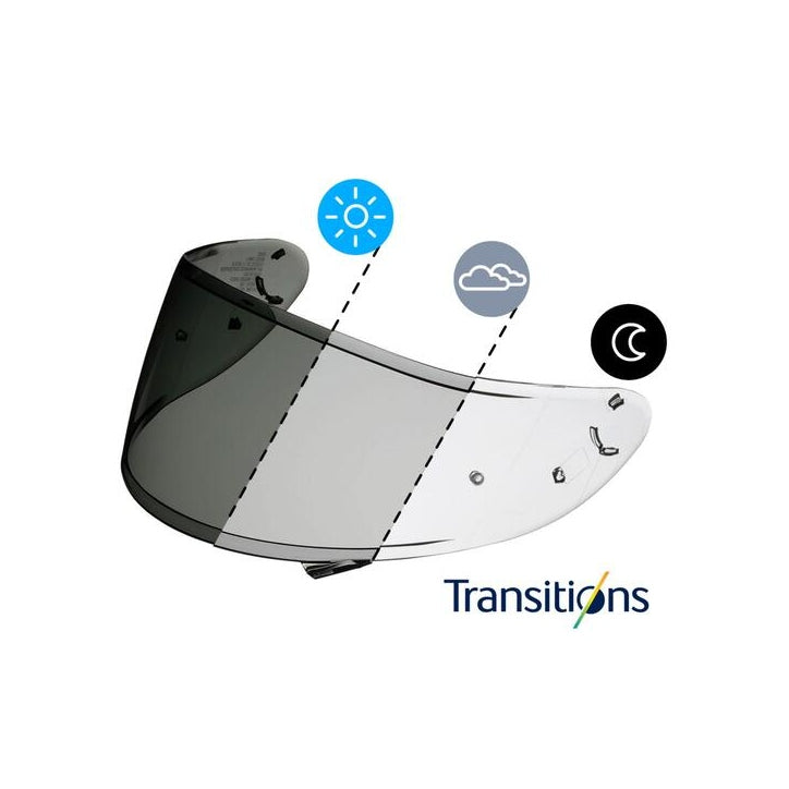 SHOEI CWR-1 TRANSITIONS PHOTOCHROMIC SHIELD