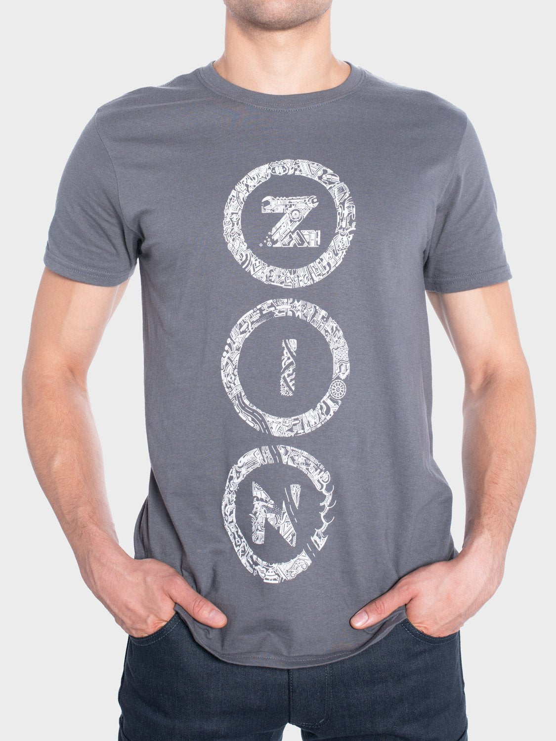 ZIN MOTOWEAR VR3 Artist Series Crew-neck - Grey