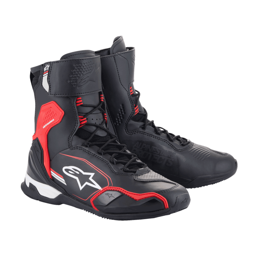 ALPINESTARS SUPERFASTER SHOES BLACK/RED/WHITE