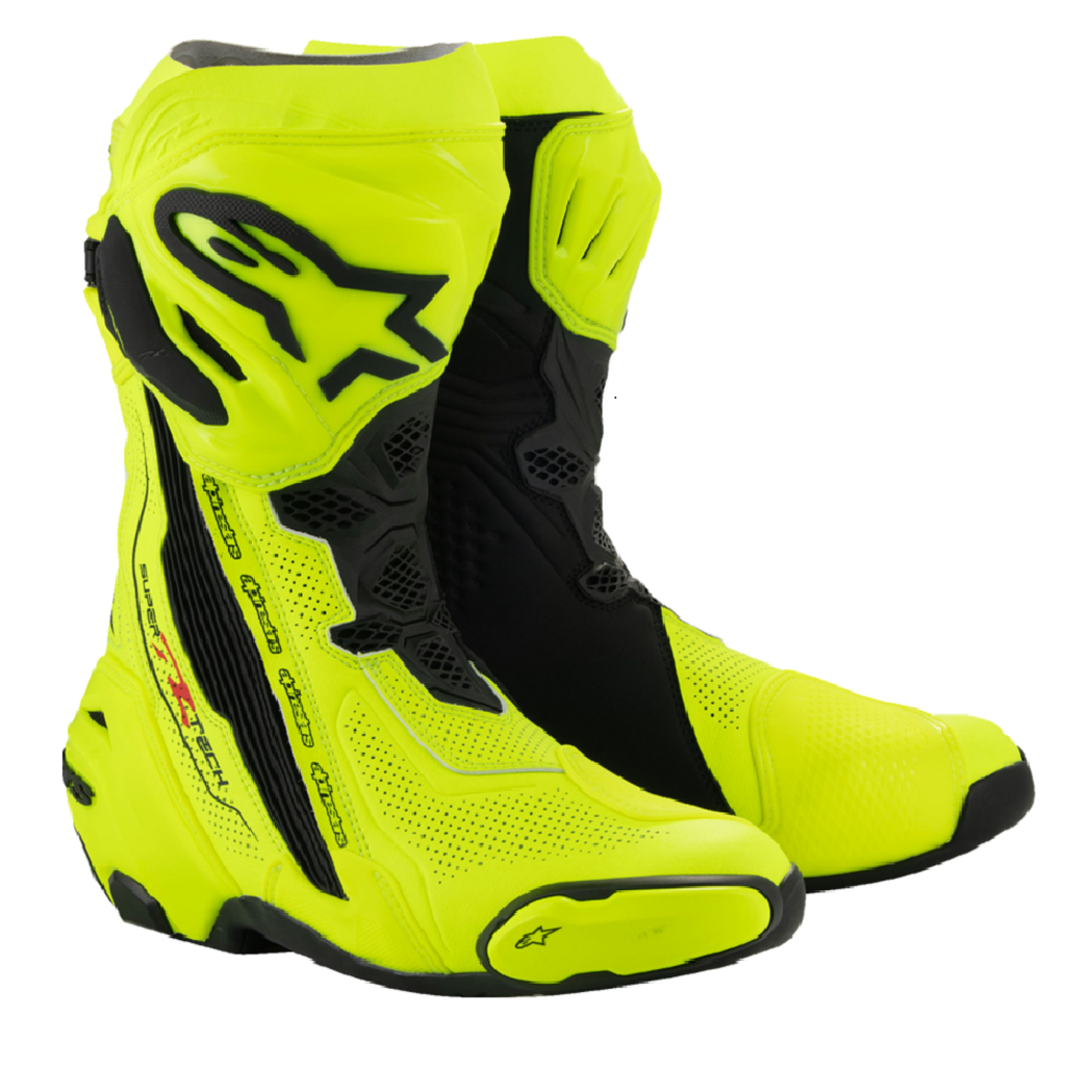 ALPINESTARS SUPERTECH R VENTED YELLOW FLUO BLACK