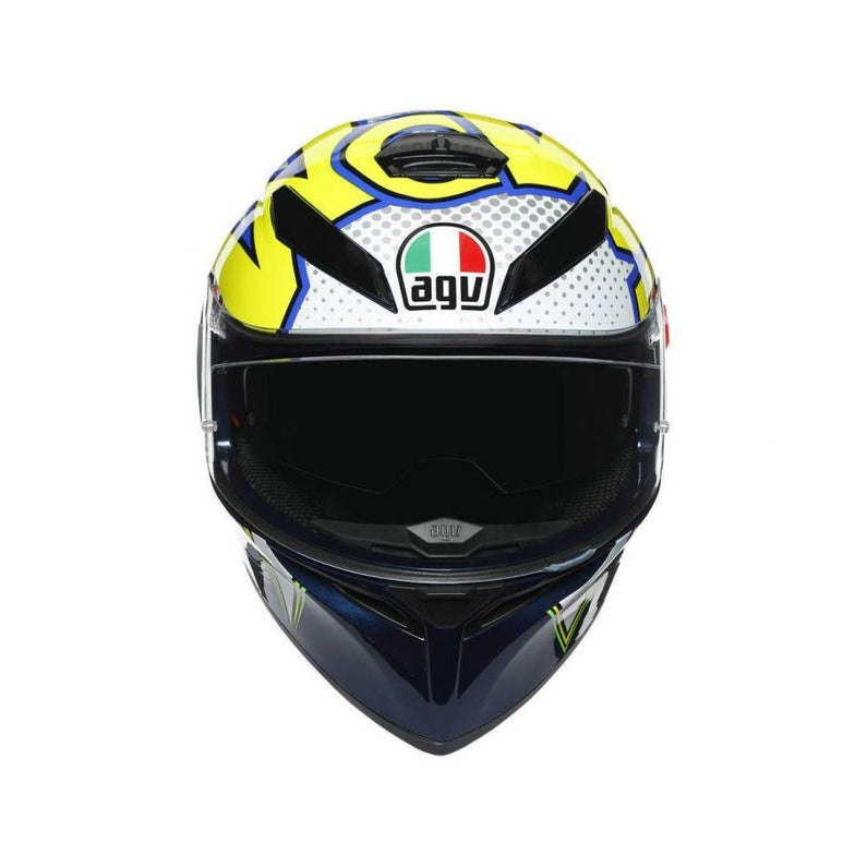 AGV K3 SV Bubble Blue/White/Yellow Pinlock