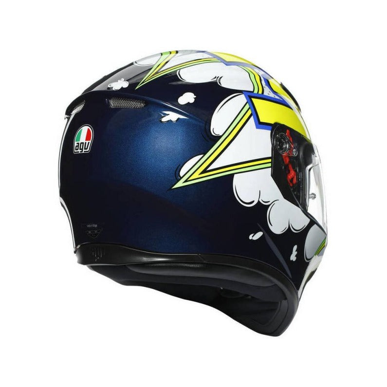 AGV K3 SV Bubble Blue/White/Yellow Pinlock