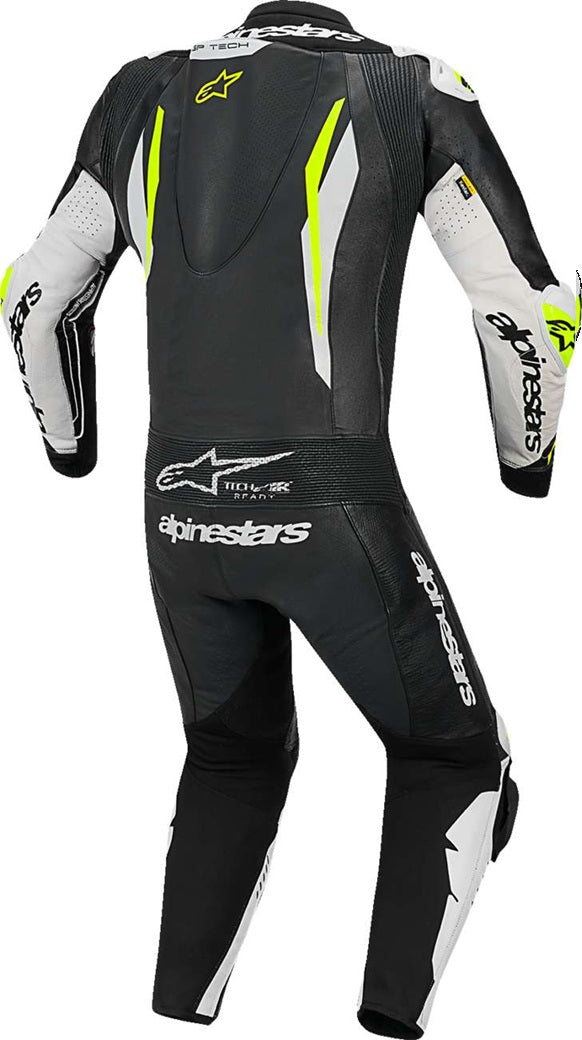 ALPINESTARS SUIT GP TECH V5 BLK/WHT/YEL FLUO