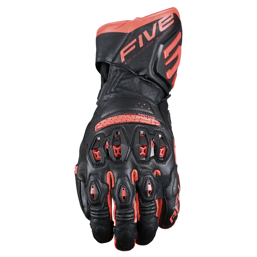 FIVE GLOVES MEN - RFX3 BLACK/ FLUO RED