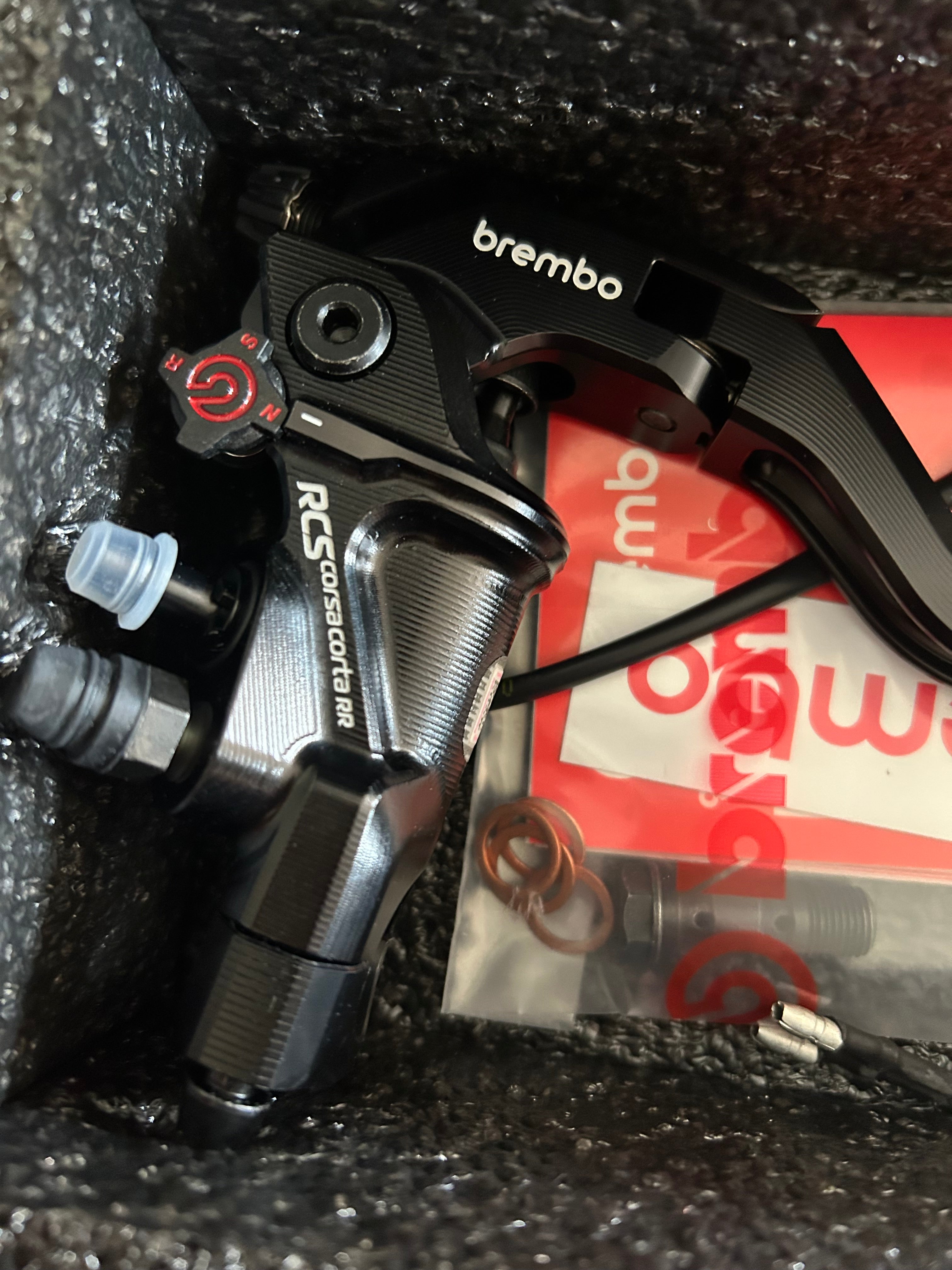 Brembo 19RCS Corsa Corta RR Radial Brake Master Premium kit black