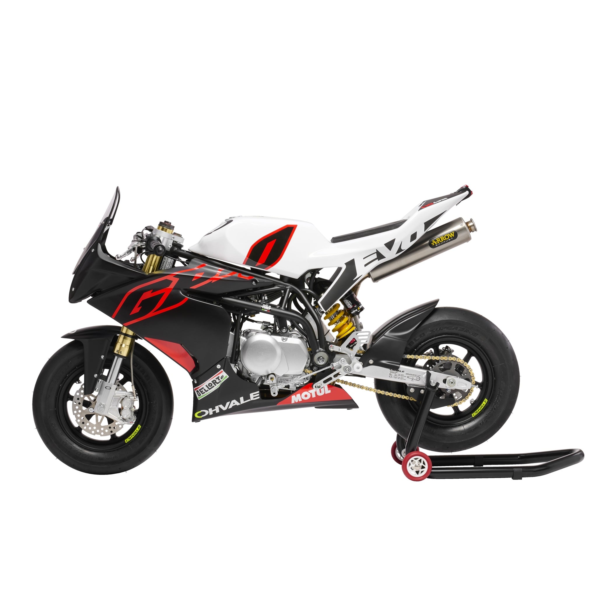 OHVALE GP-0 160 4 SPEED EVO - SPECIAL BLACK/RED/WHITE