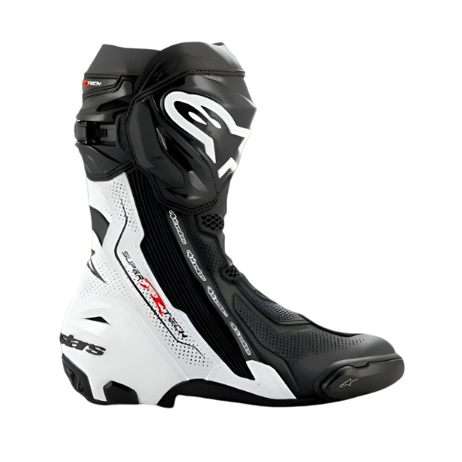 ALPINESTARS SUPERTECH R VENTED BLACK WHITE