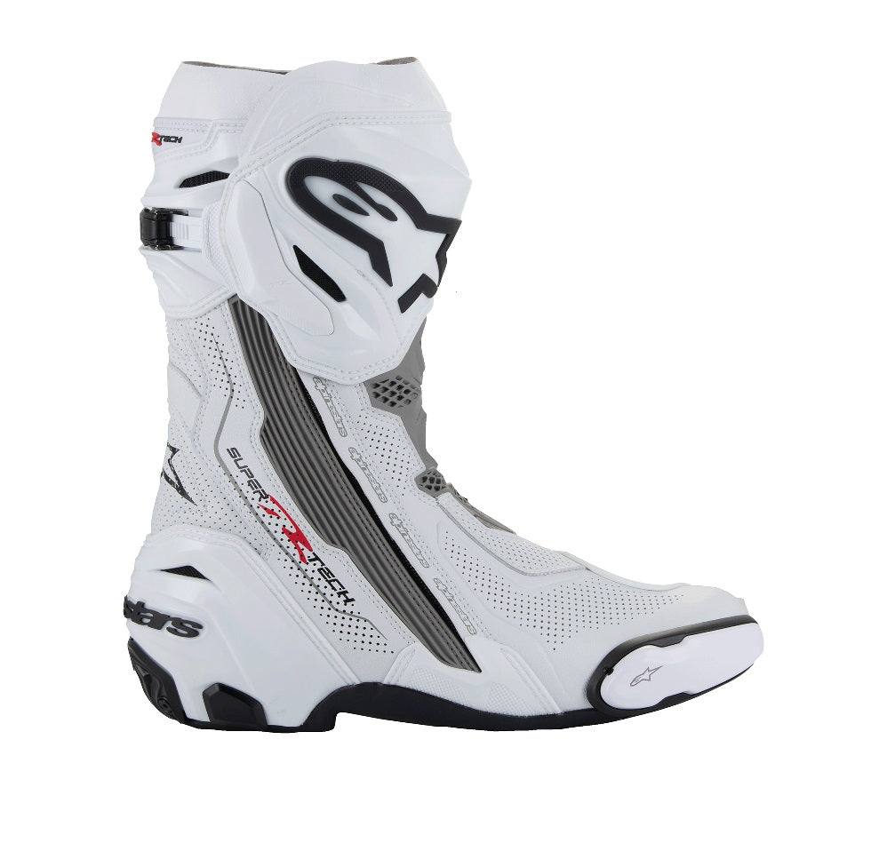 ALPINESTARS SUPERTECH R VENTED WHITE MID GREY BLACK