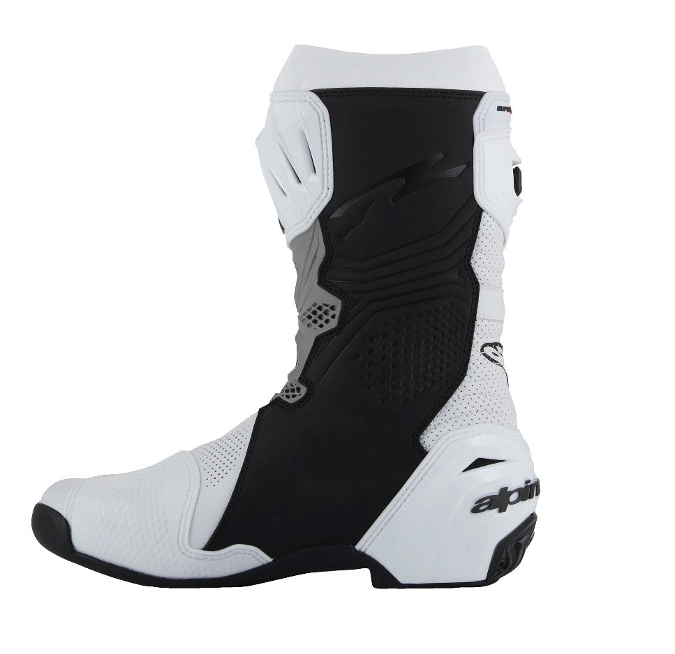 ALPINESTARS SUPERTECH R VENTED WHITE MID GREY BLACK