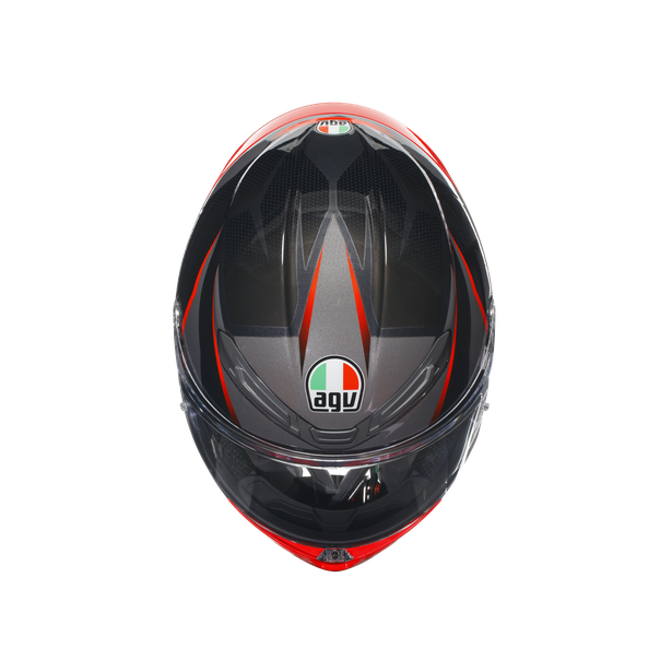 AGV K6 S SLASHCUT BLACK/GREY/RED