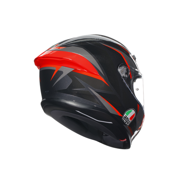 AGV K6 S SLASHCUT BLACK/GREY/RED