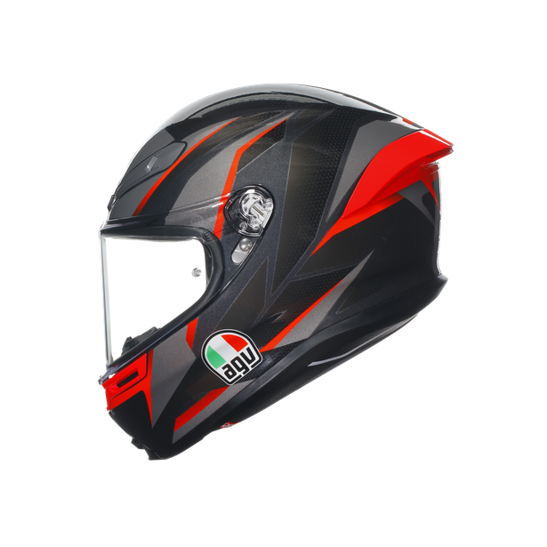 AGV K6 S SLASHCUT BLACK/GREY/RED