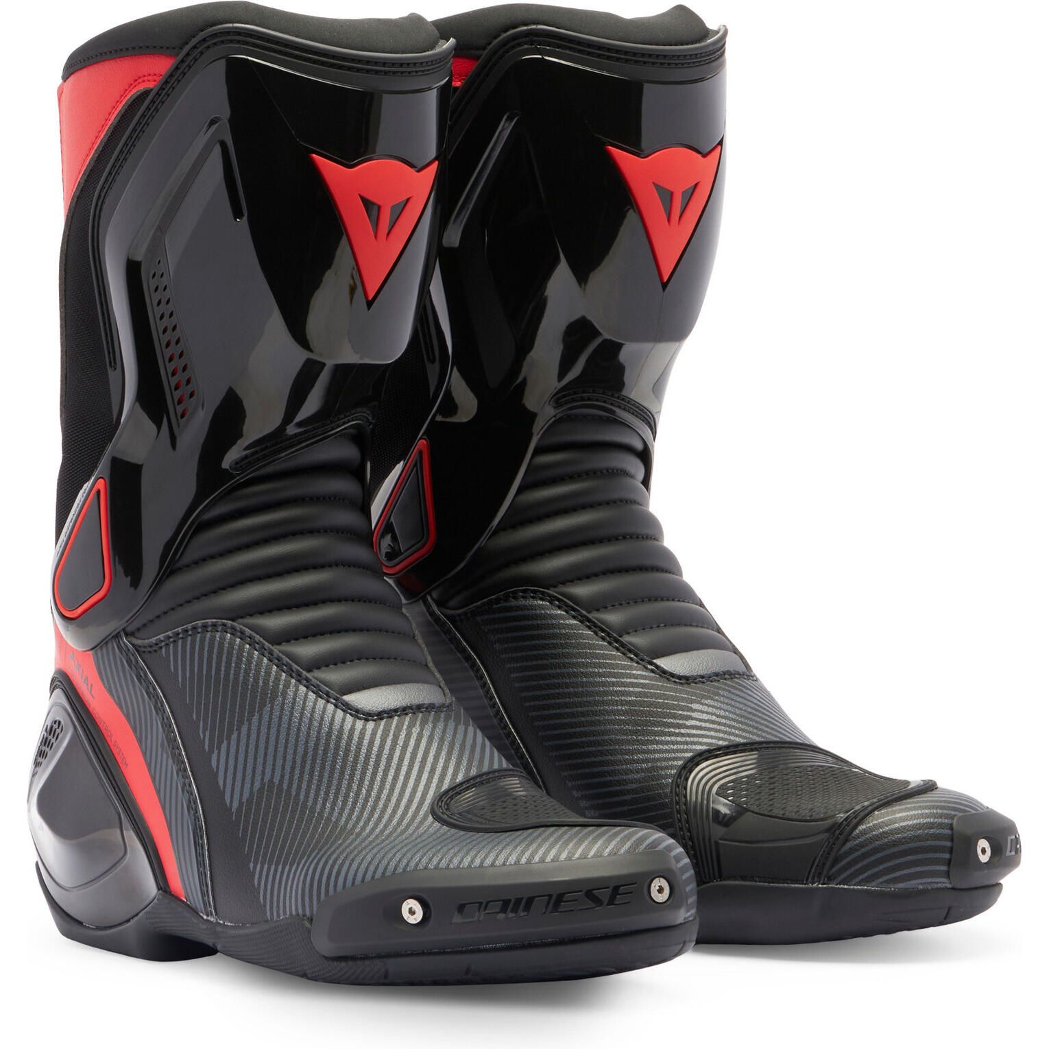 DAINESE NEXUS 2 BOOTS BLACK/LAVA RED/IRONGATE