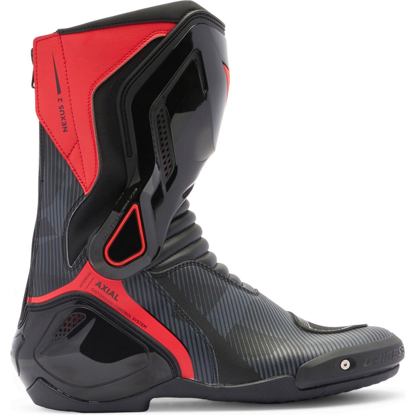 DAINESE NEXUS 2 BOOTS BLACK/LAVA RED/IRONGATE