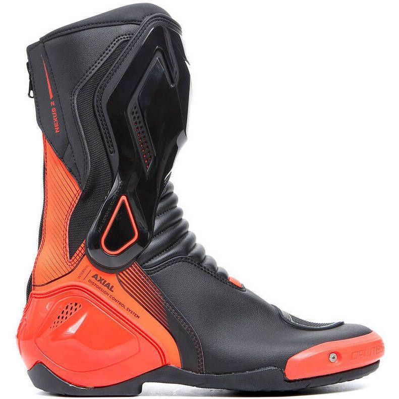 DAINESE NEXUS 2 BOOTS BLACK/RED FLUO