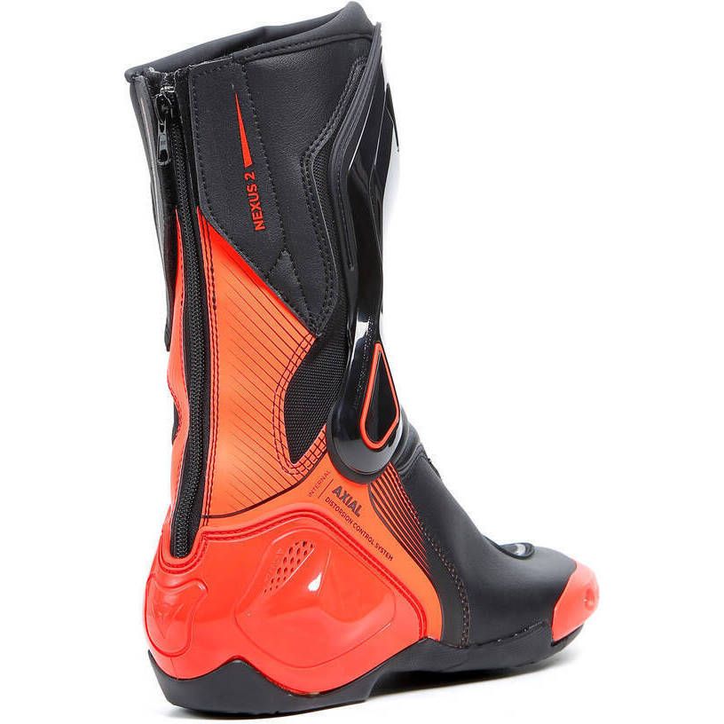 DAINESE NEXUS 2 BOOTS BLACK/RED FLUO