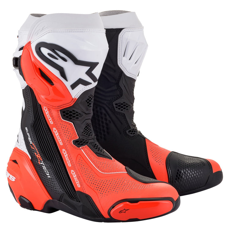 ALPINESTARS SUPERTECH R VENTED BLACK/WHITE/RED/GREY