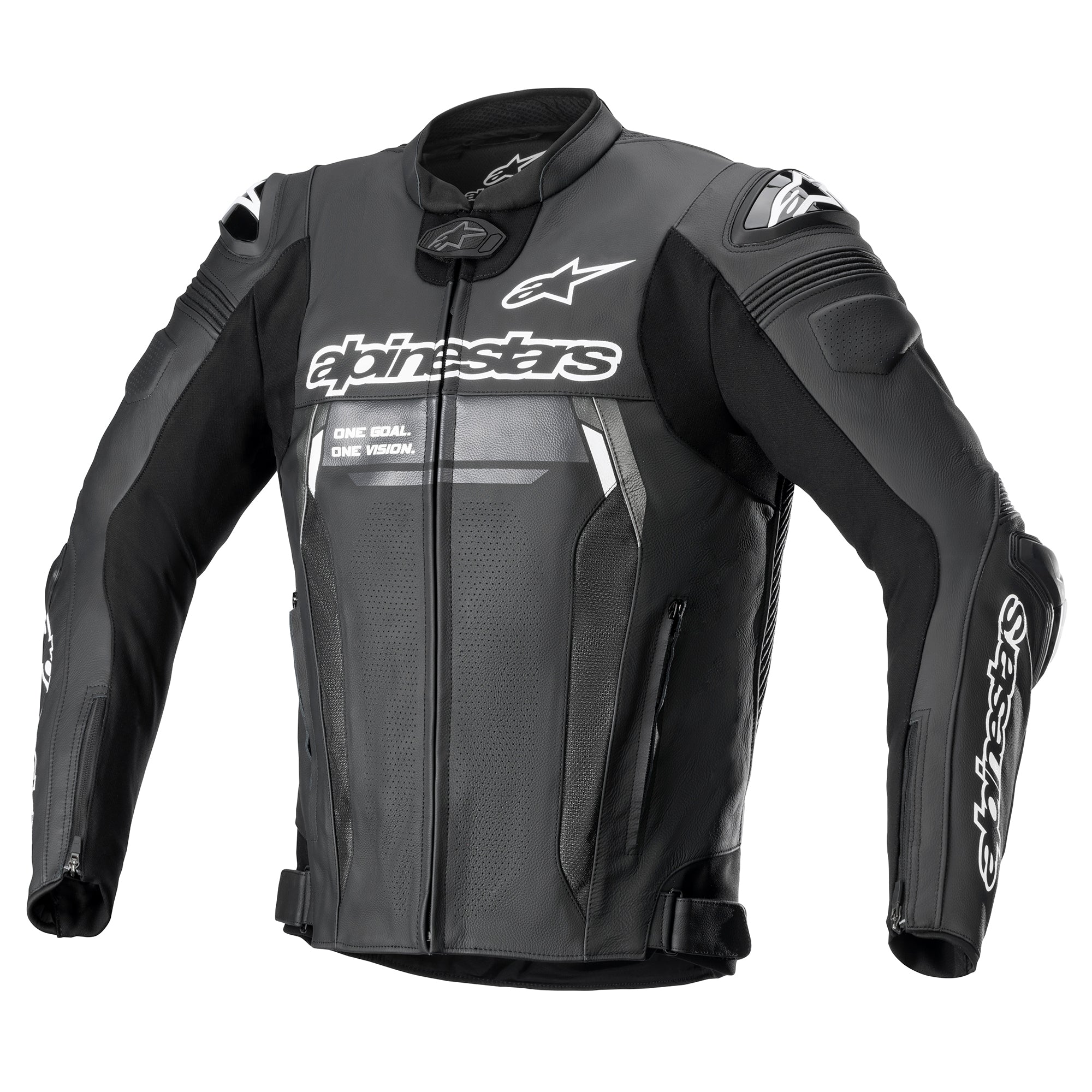 ALPINESTARS MISSILE IGNITION V2 LEATHER JACKET BLACK