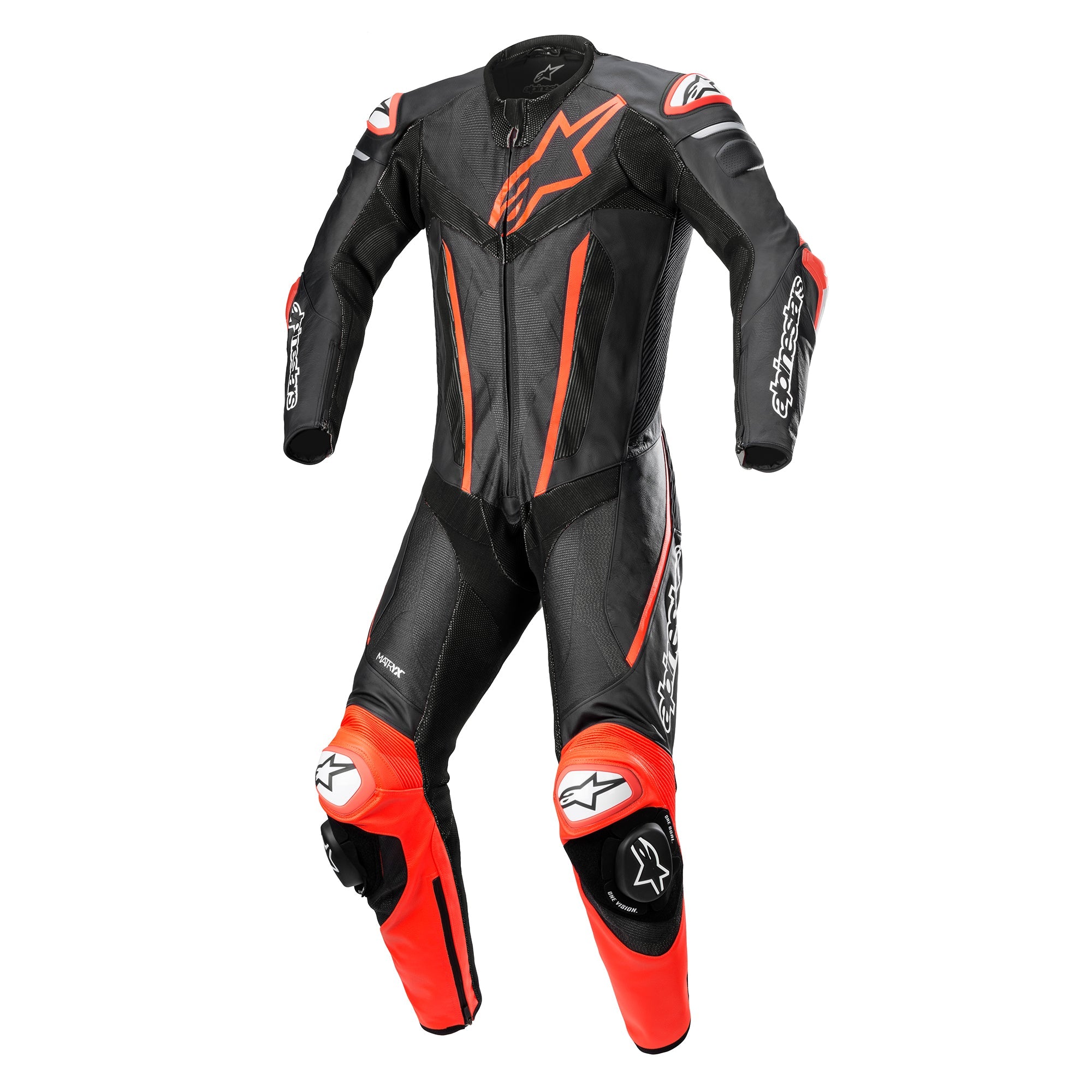 ALPINESTARS SUIT FUSION 1P BLACK/RED