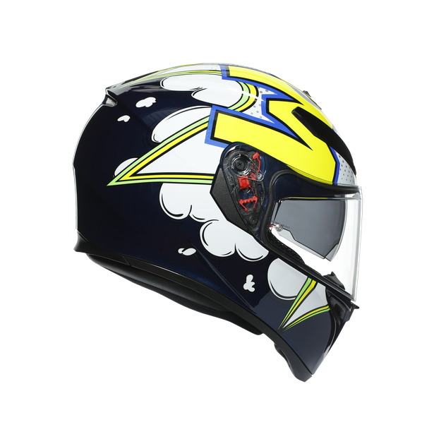 AGV K3 SV Bubble Blue/White/Yellow Pinlock