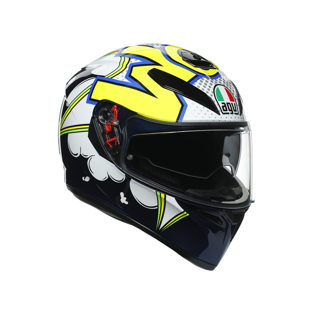 AGV K3 SV Bubble Blue/White/Yellow Pinlock