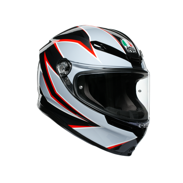 AGV K6 Flash Black/Grey/Red