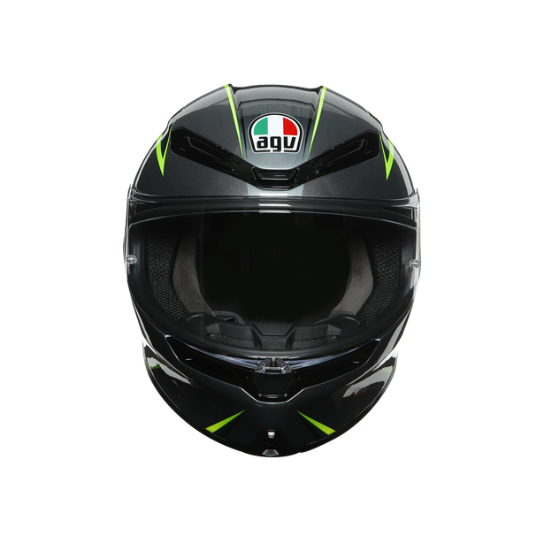 AGV K6 Flash Grey/Black/Lime