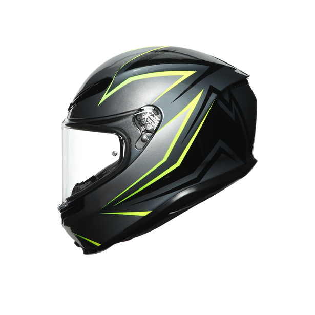 AGV K6 Flash Grey/Black/Lime