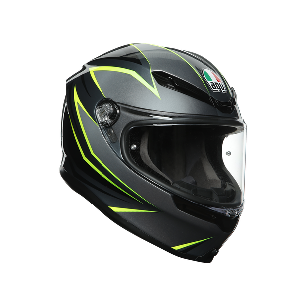 AGV K6 Flash Grey/Black/Lime