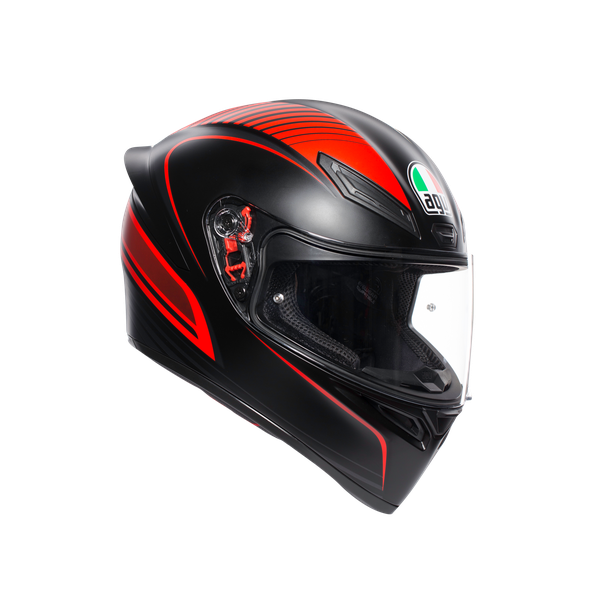 AGV K1 Multi Warmup Matt Black/Red