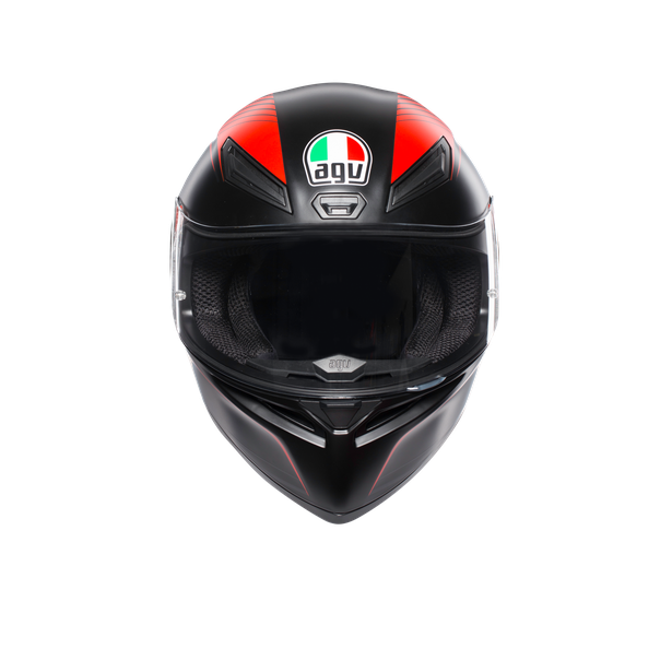 AGV K1 Multi Warmup Matt Black/Red