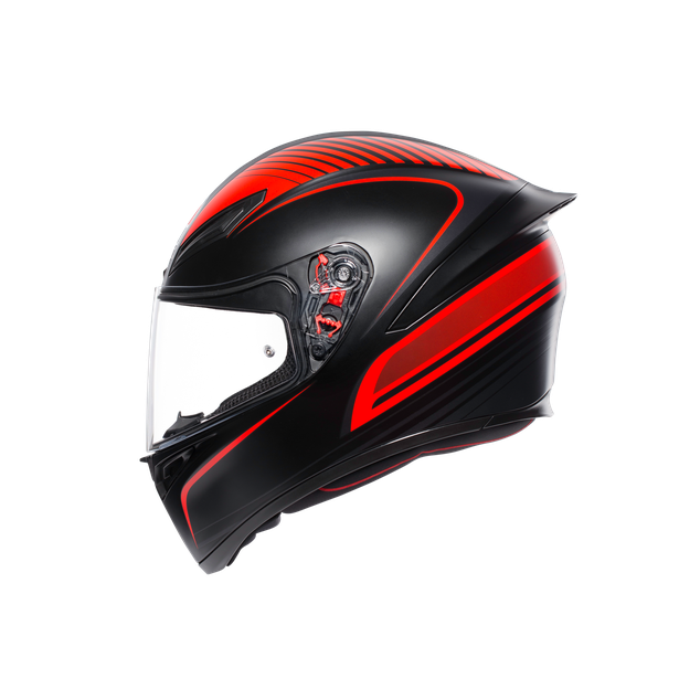 AGV K1 Multi Warmup Matt Black/Red