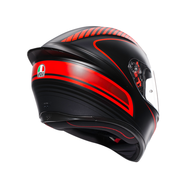 AGV K1 Multi Warmup Matt Black/Red