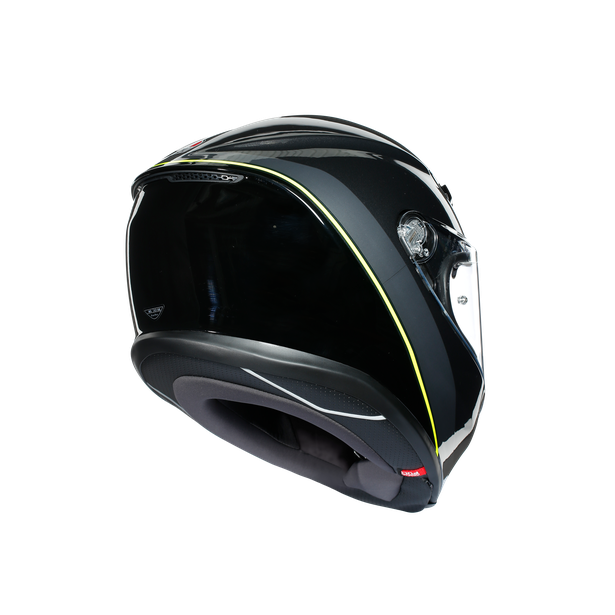 AGV K6 Multi Minimal Gunmetal/Black/Yellow/Fluo