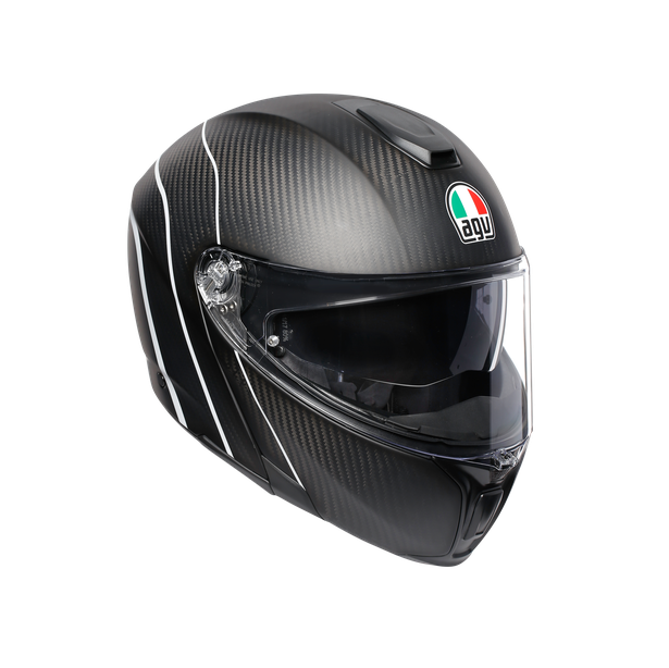 AGV Sportmodular Refractive Carbon Silver