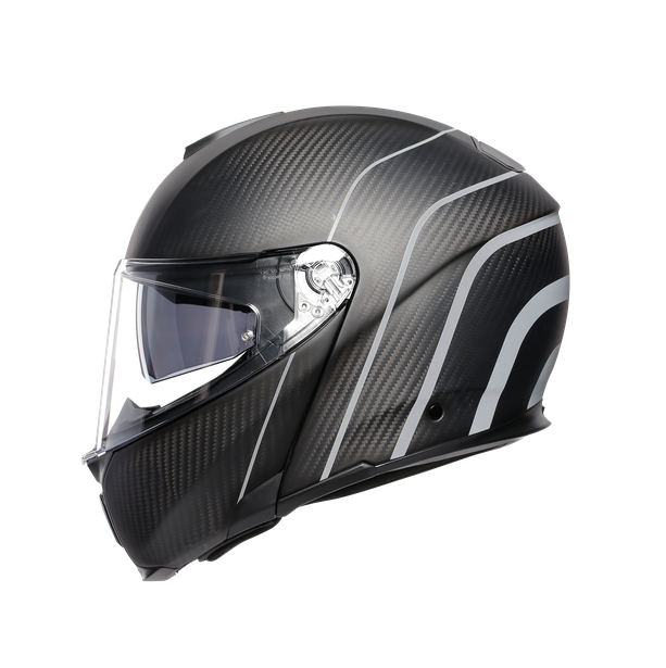 AGV Sportmodular Refractive Carbon Silver