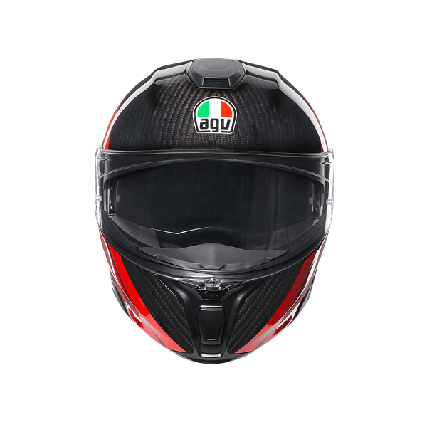 AGV Sportmodular Multi Stripes Carbon/Red