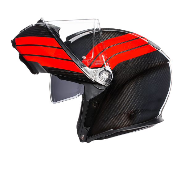 AGV Sportmodular Multi Stripes Carbon/Red