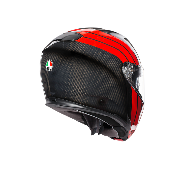 AGV Sportmodular Multi Stripes Carbon/Red