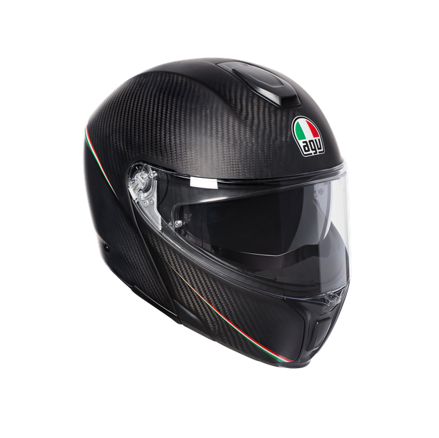 AGV Sportmodular Multi Stripes Carbon/Red