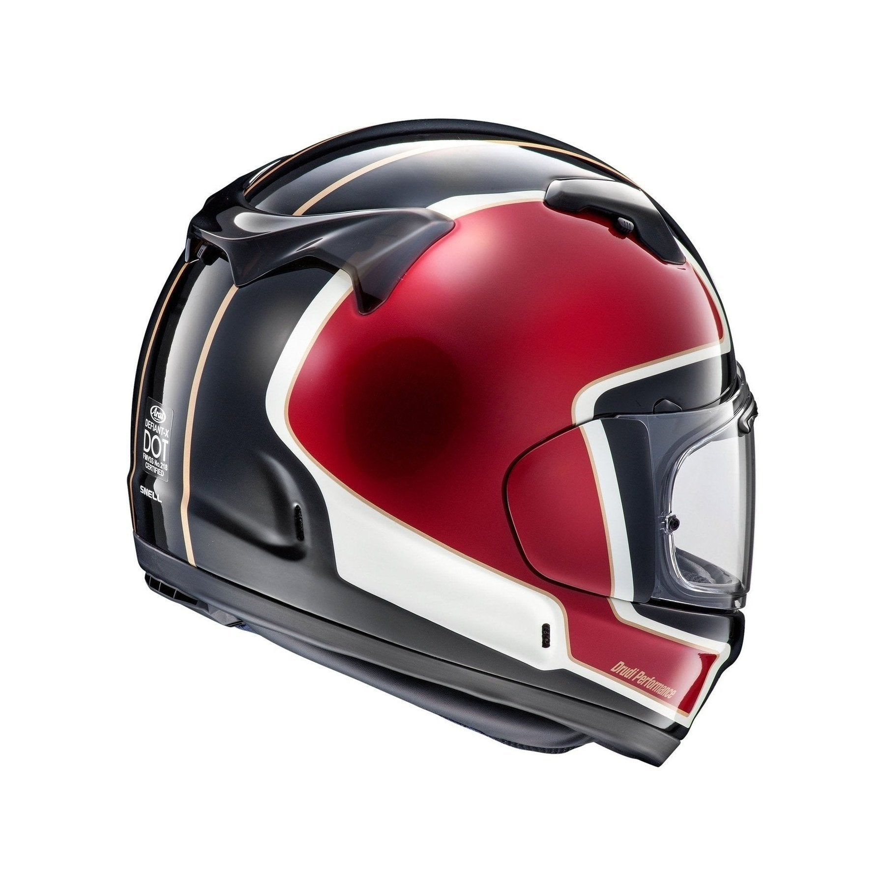 ARAI DEFIANT-X OUTLINE RED