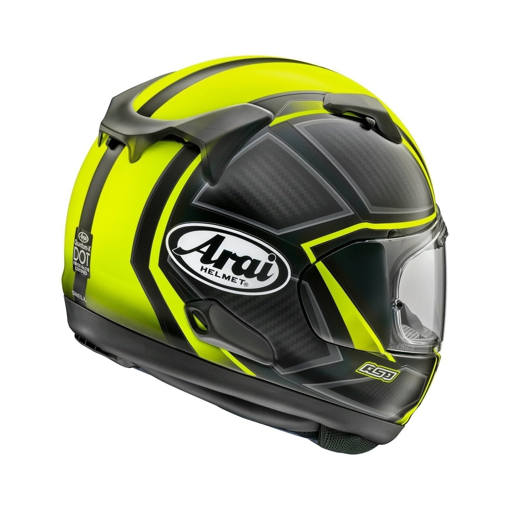 ARAI QUANTUM-X SPINE YELLOW FROST