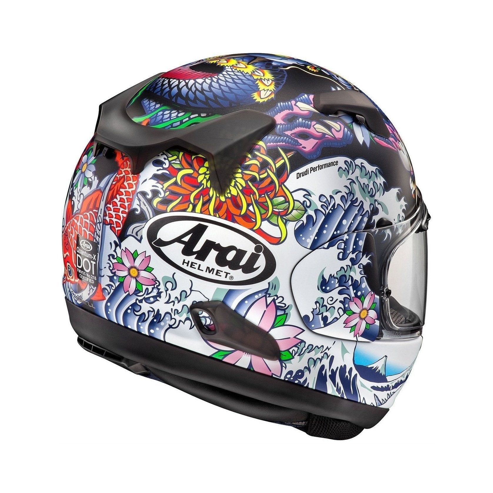 ARAI QUANTUM-X ORIENTAL BLACK FROST