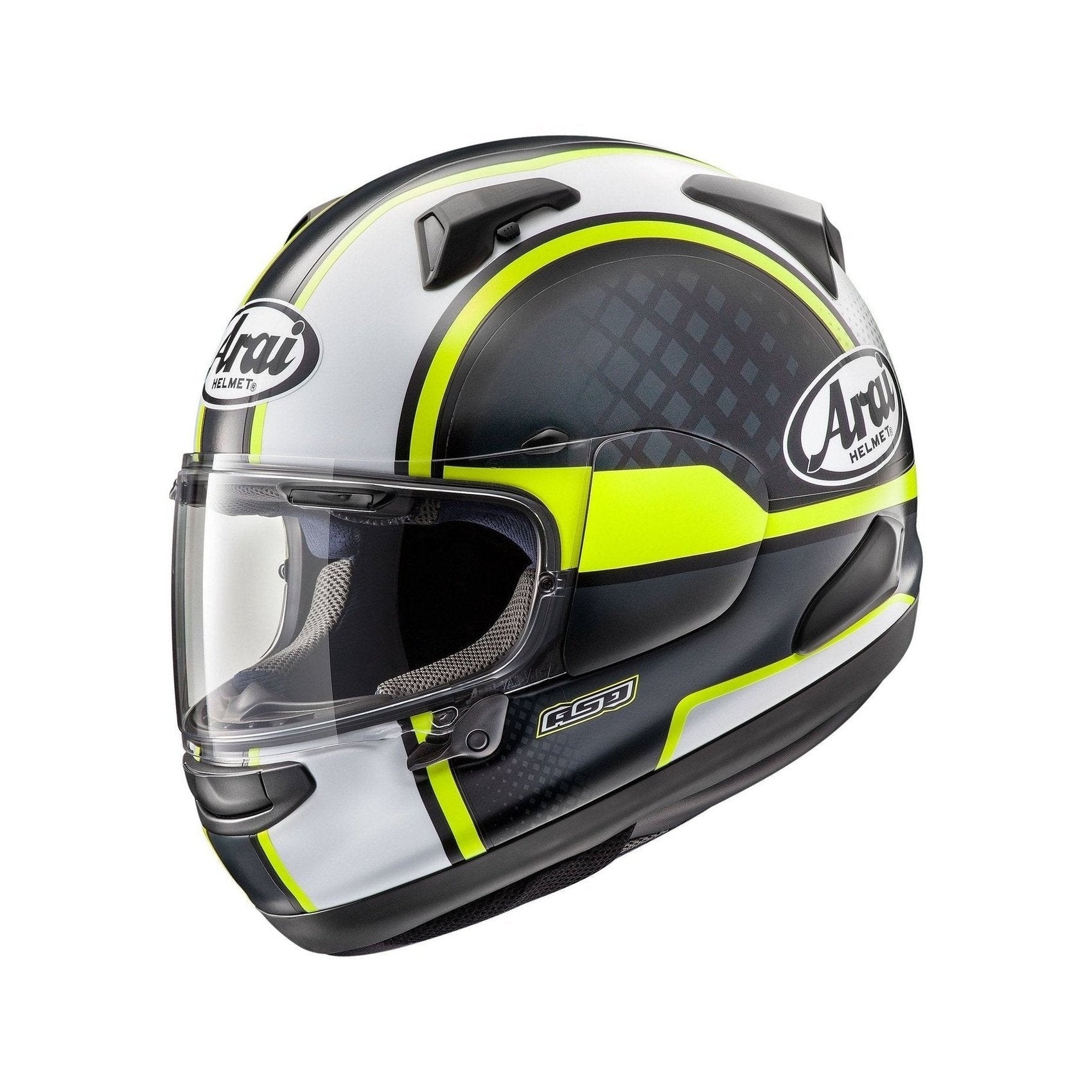 ARAI QUANTUM-X TAKE OFF FLUORESCENT YELLOW FROST