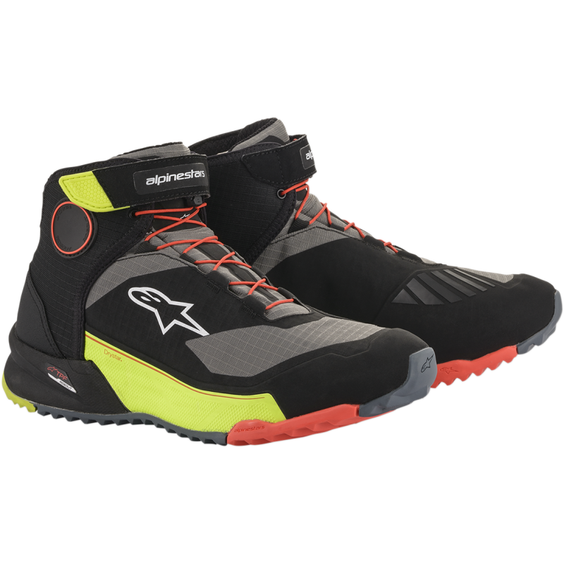 ALPINESTARS CR-X DRYSTAR SHOES BLACK/RED/YELLOW