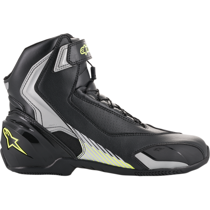 ALPINESTARS SP-1 V2 BLACK/SILVER/YELLOW FLUO